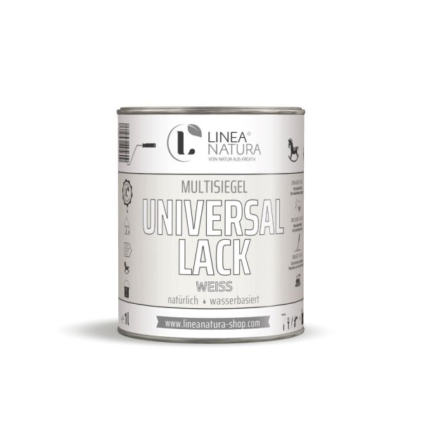 Universal Lack seidenmatt 1 Liter weiß