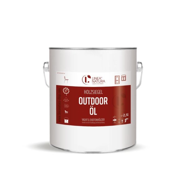 Outdoor Öl | Terassenöl | Gartenmöbel Öl | Teaköl | Bangkirai Öl | Hartholz Öl 2,5L
